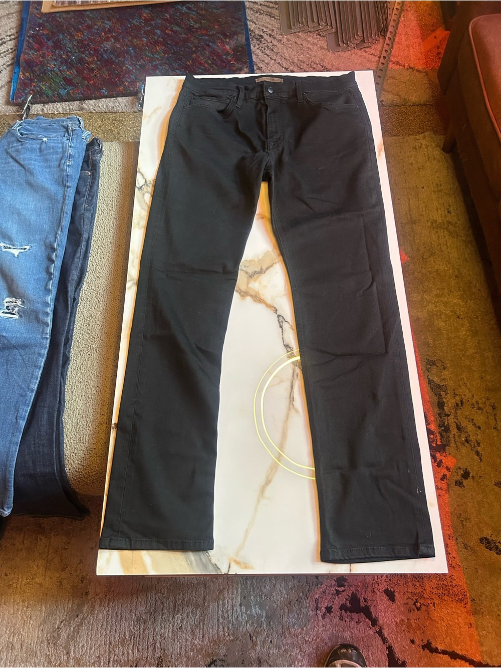 Joe's Jeans Men's  Brixton Black Straight and Narrow Jeans